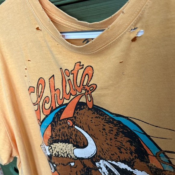 Yellow Graphic T-Shirt oversized M - Picture 3 of 4